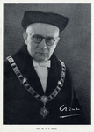 106300 Portret van H.C. Rümke, geboren 1893, hoogleraar in de geneeskunde aan de Utrechtse universiteit (1937-1963), ...